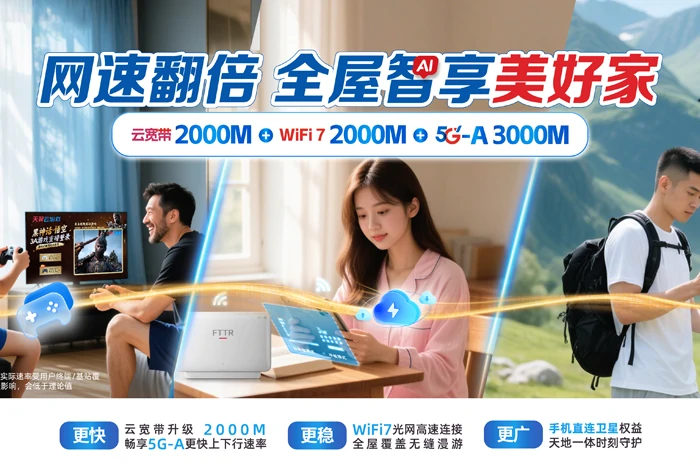 宣威市双河乡电信宽带套餐展示图